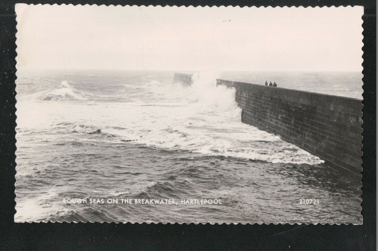 House Clearance - Rough Seas on the Breakwater Hartlepool 1970's? RP Service