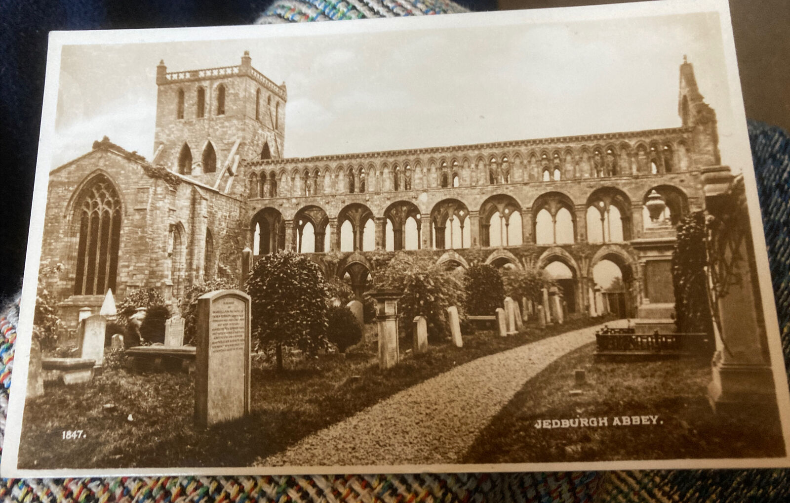 House Clearance - Collectable, Vintage Service Of Jedburgh Abbey  - Black/white