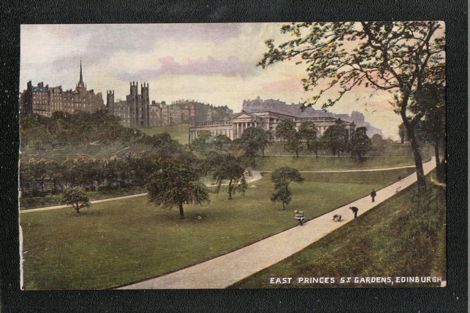 House Clearance - East Princess St Gardens Edinburgh 1905 Service ~ Yarm SO Postmark
