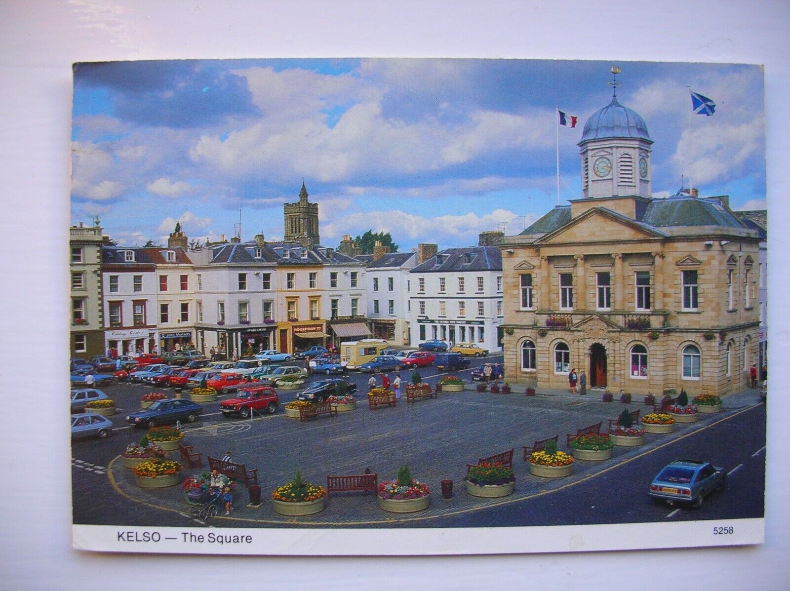 House Clearance - Kelso – The Square. Old cars, Camper van, Wedding car etc. Hail Caledonia – 1987