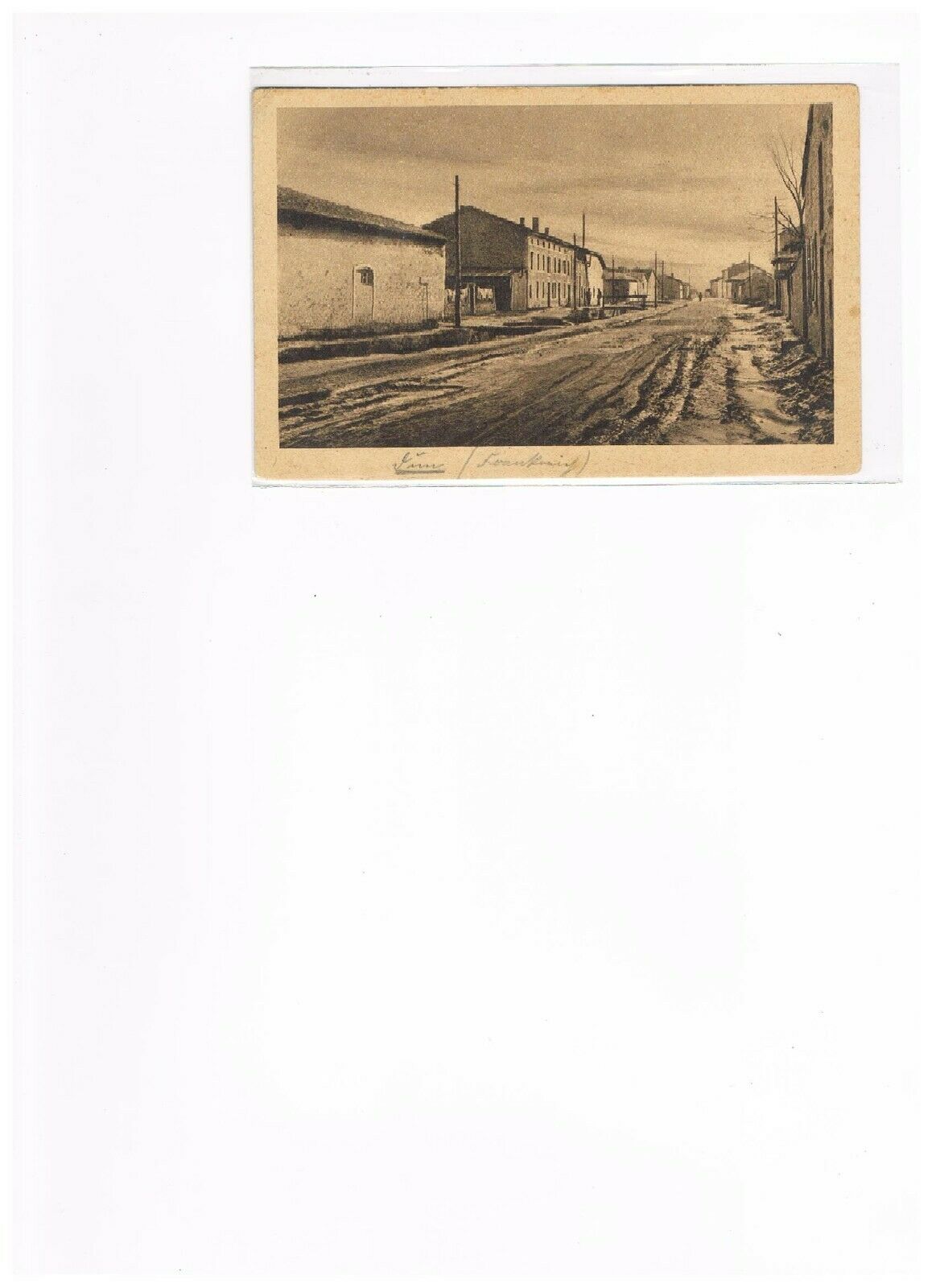 House Clearance - Dun-sur-Meuse-used as field post 1918 (Verdun-Stenay)
