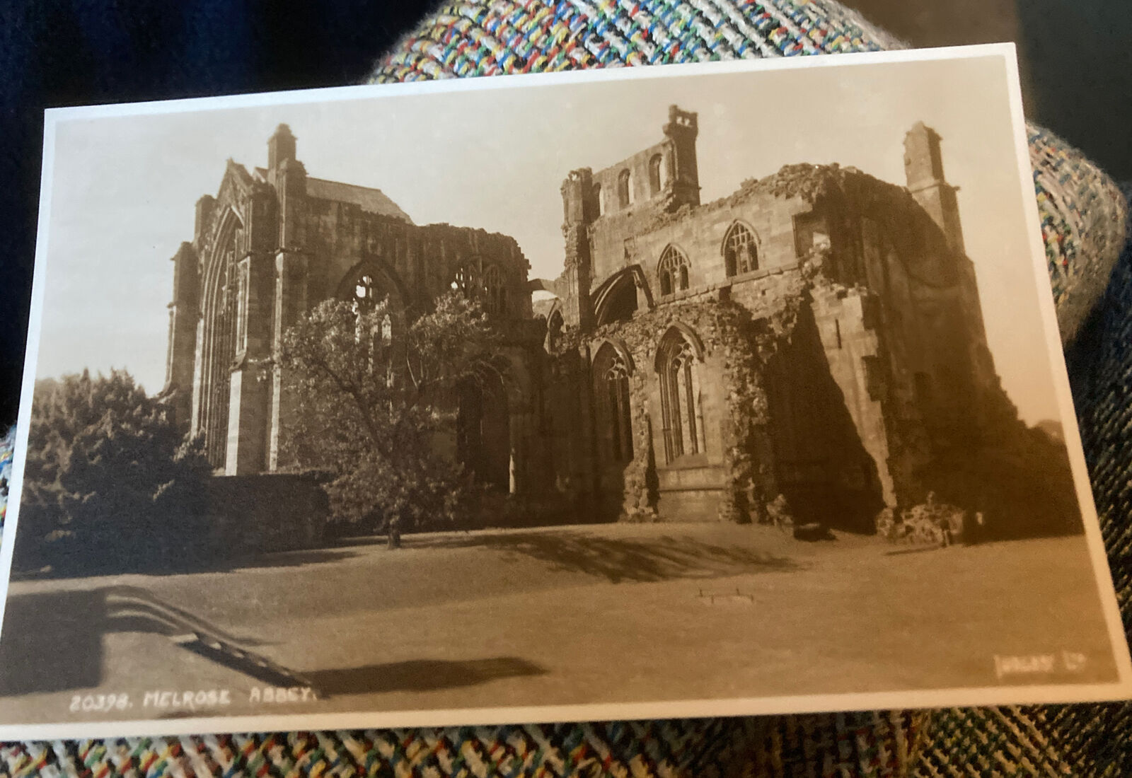 House Clearance - Collectable, Vintage Service Of Melrose Abbey  - Black/white