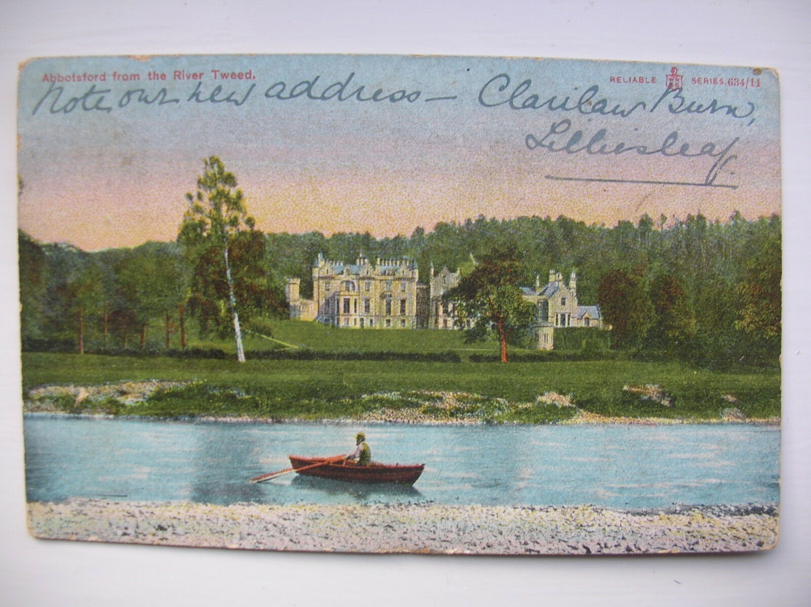 House Clearance - Abbotsford from the River Tweed. (Reliable – very early 1900s)
