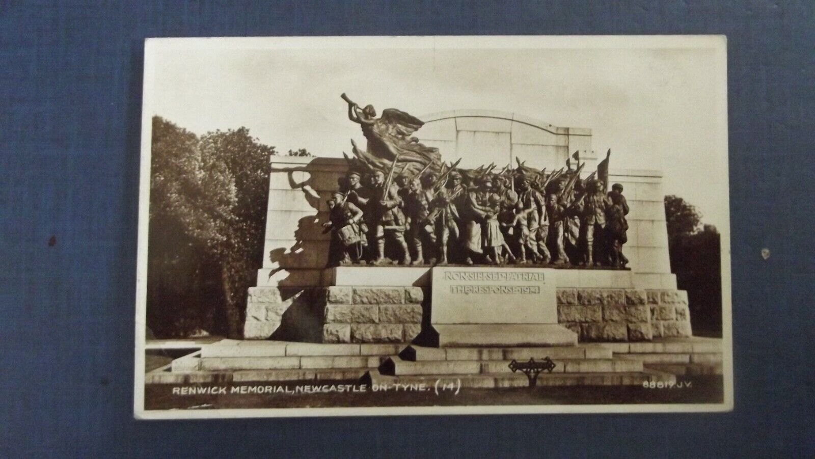 House Clearance -  Newcastle upon Tyne Renwick War Memorial  Valentine P/card c1920 Unposted
