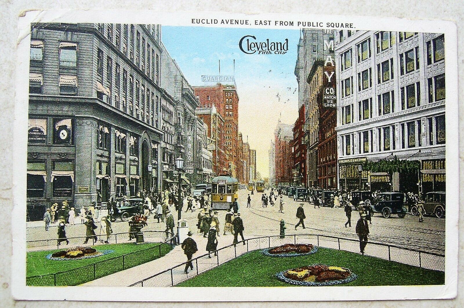 House Clearance - Cleveland Ohio, Euclid Avenue, East from Public Square, gl 1923