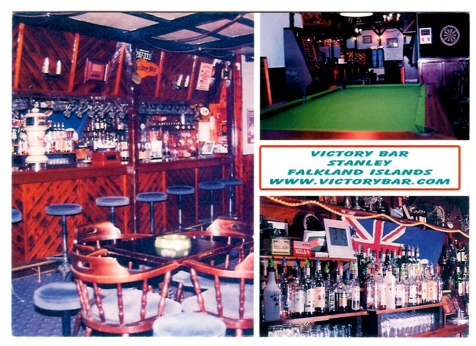House Clearance - FALKLAND ISLANDS - PORT STANLEY,  Victory Bar, POSTCARD #1