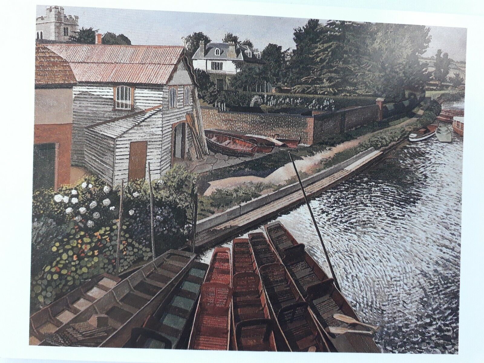 House Clearance - View From Cookham Bridge Stanley Spencer R. A Service