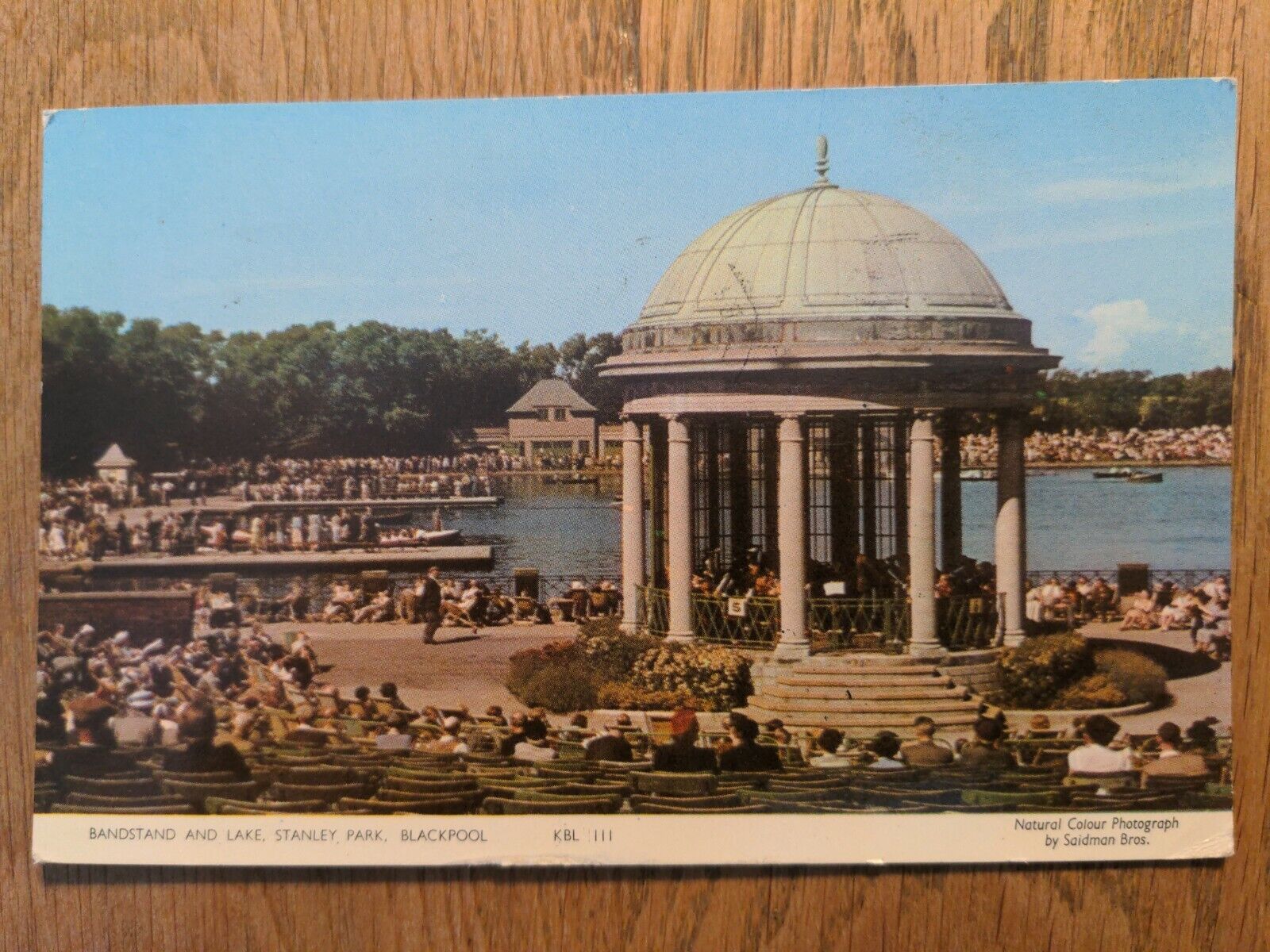 House Clearance - Service - Vintage - Bandstand Lake Stanley Park Blackpool colourphotograph 1959