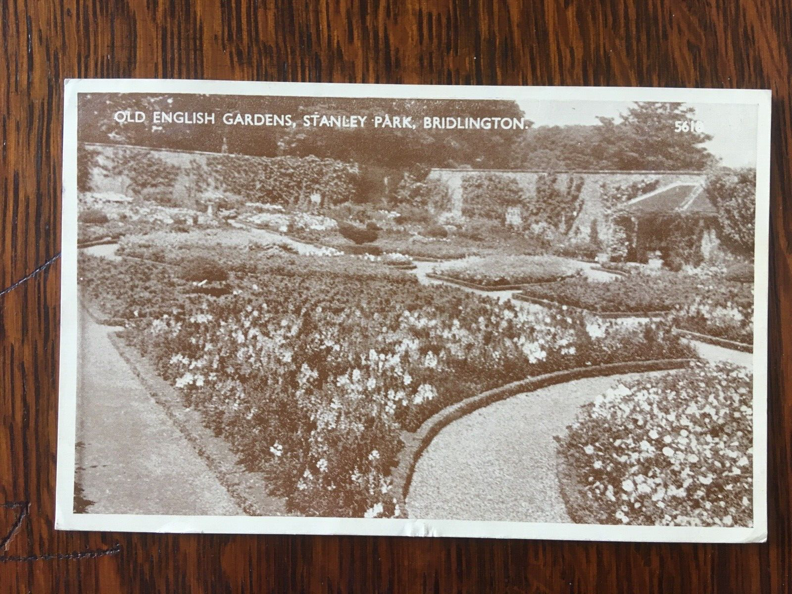 House Clearance - OLD ENGLISH GARDENS, STANLEY PARK, BRIDLINGTON Vintage 1954  Photograph Service