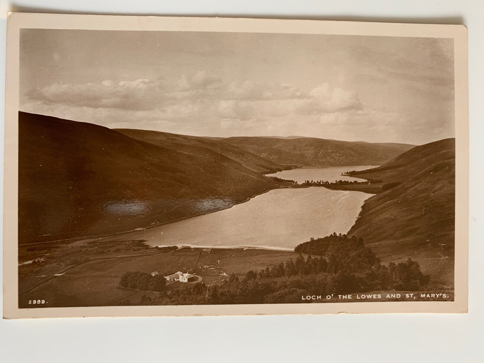 House Clearance - Vintage Real Photo Service - LOCH O' THE LOWES & ST. MARY'S - MELROSE -SCOTLAND