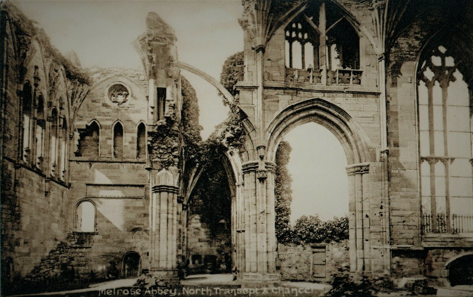 House Clearance - Vintage Service - Melrose Abbey, North Transept & Chancel  - unposted