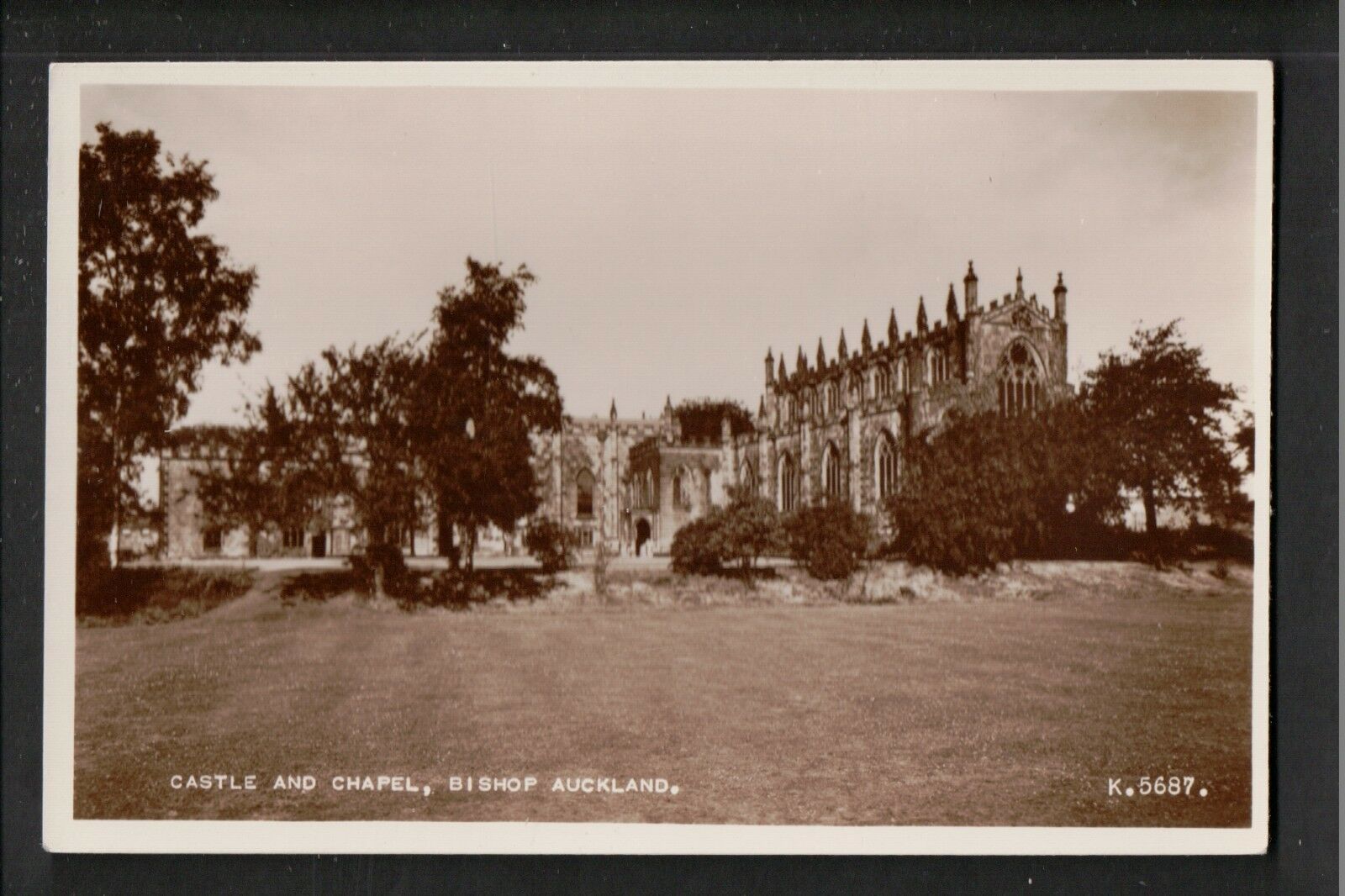 House Clearance - Castle and Chapel Bishop Auckland 1950's ? RP Service ~ Durham ~ GOOD QUALITY