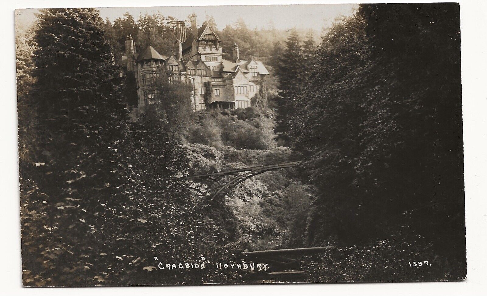 House Clearance - 1933 Real Photo Service Cragside House Rothbury Northumberland 1397