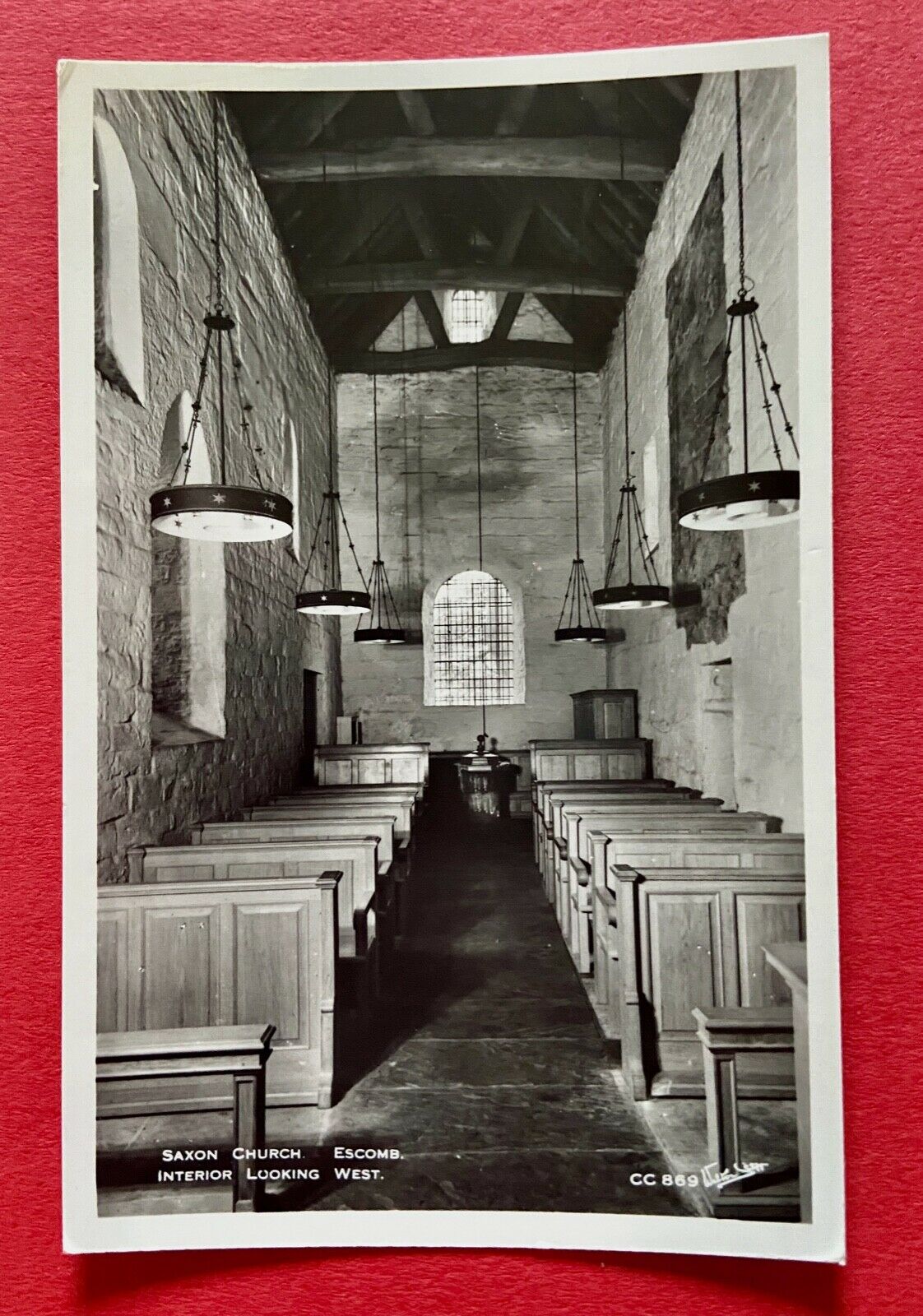 House Clearance - Escomb Saxon Church - Interior looking West - 1940s/50s - unposted