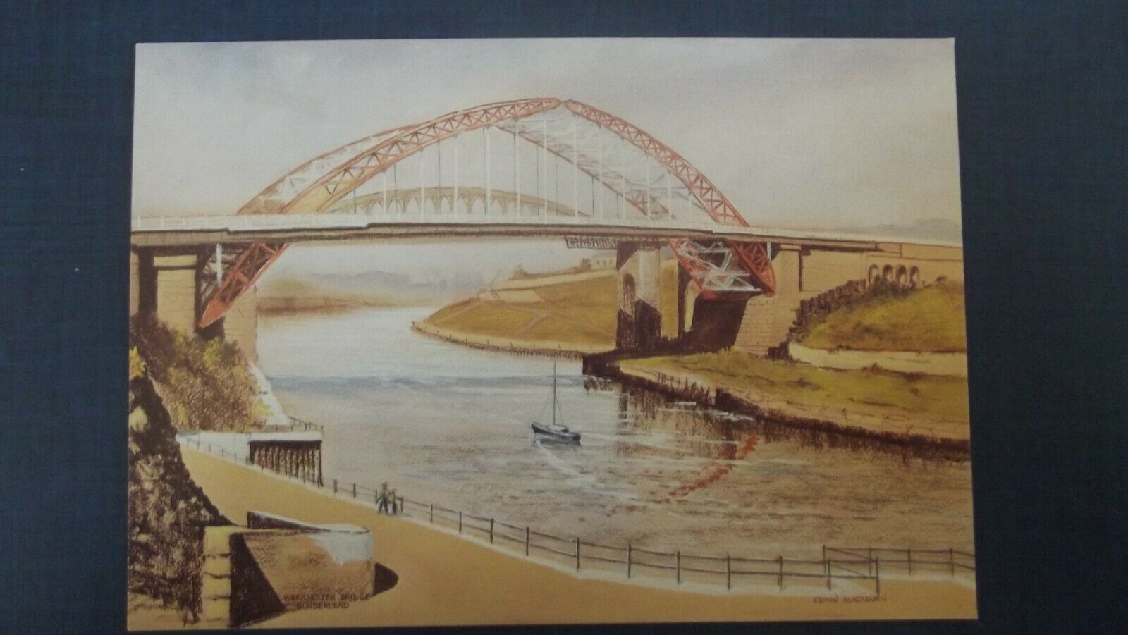 House Clearance - Wearmouth Bridge Sunderland   Edwin Blackburn Collection c1980 Unposted