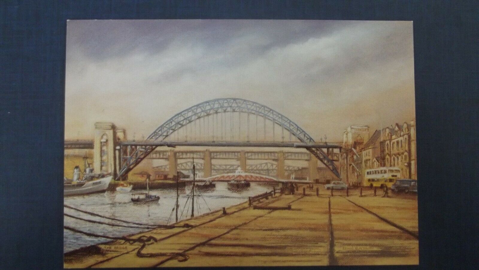 House Clearance - Tyne Bridge & Quayside Newcastle   Edwin Blackburn Collection c1980 Unposted