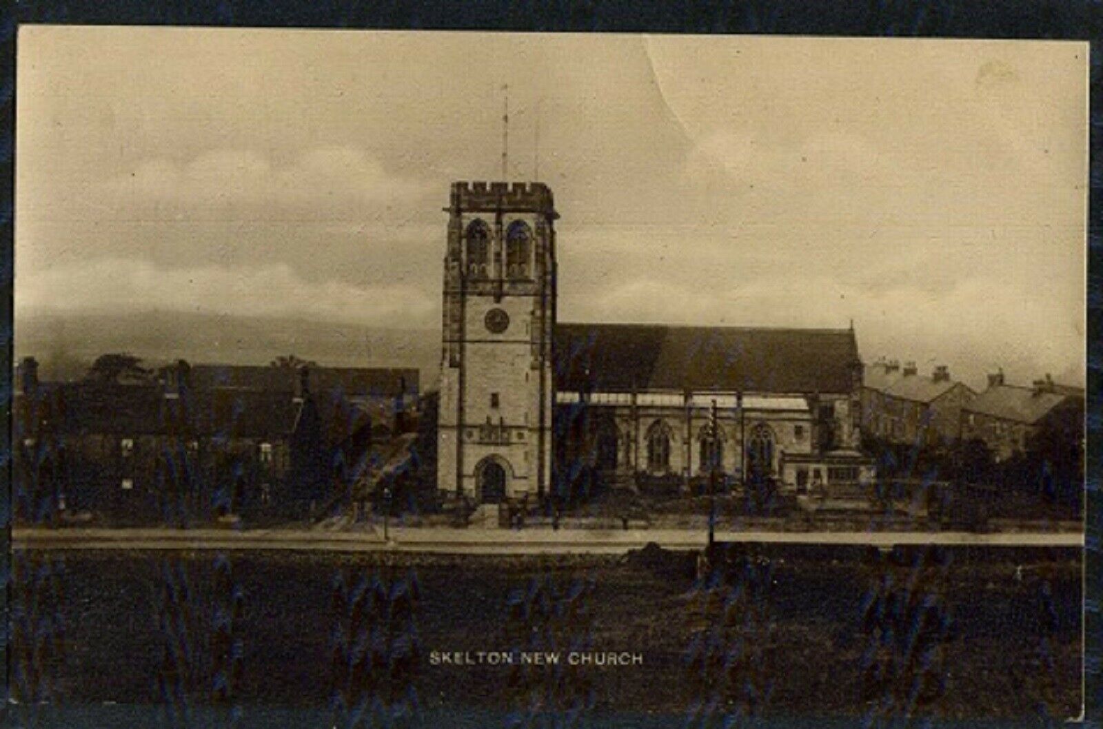 House Clearance - SKELTON NEW CHURCH . NORTH YORKSHIRE. OLD POSTCARD.