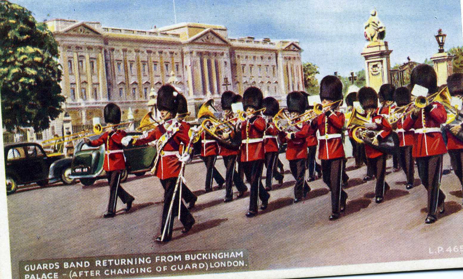 House Clearance -  MILITARY POSTCARD- Coldstream Guards Band