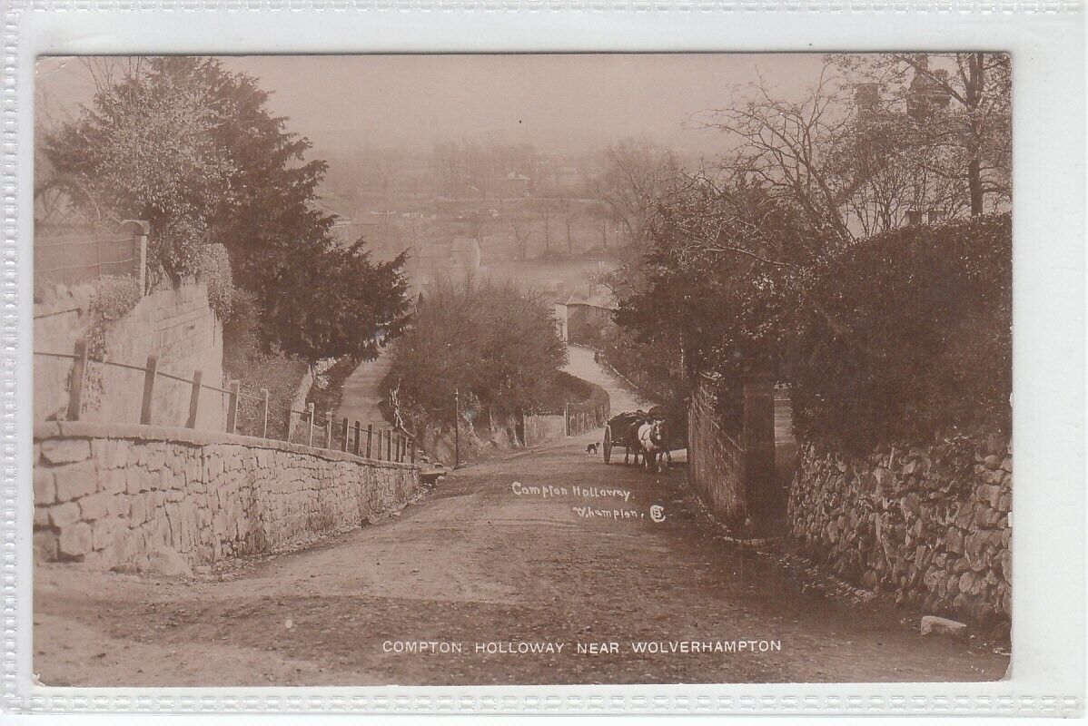 House Clearance - Compton Holloway Wolverhampton c1915 Real Photo White High Northgate Darlington