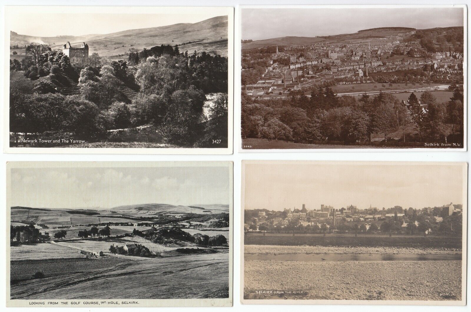 House Clearance - 10 Selkirk Selkirkshire Scotland Scottish Old Services All Cards Shown (P7)
