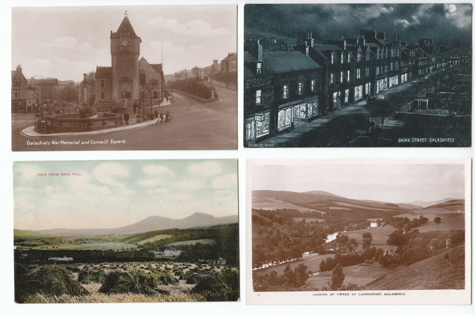 House Clearance - 10 Galashiels Selkirk Selkirkshire Scotland Old Services All Cards Shown (P5)