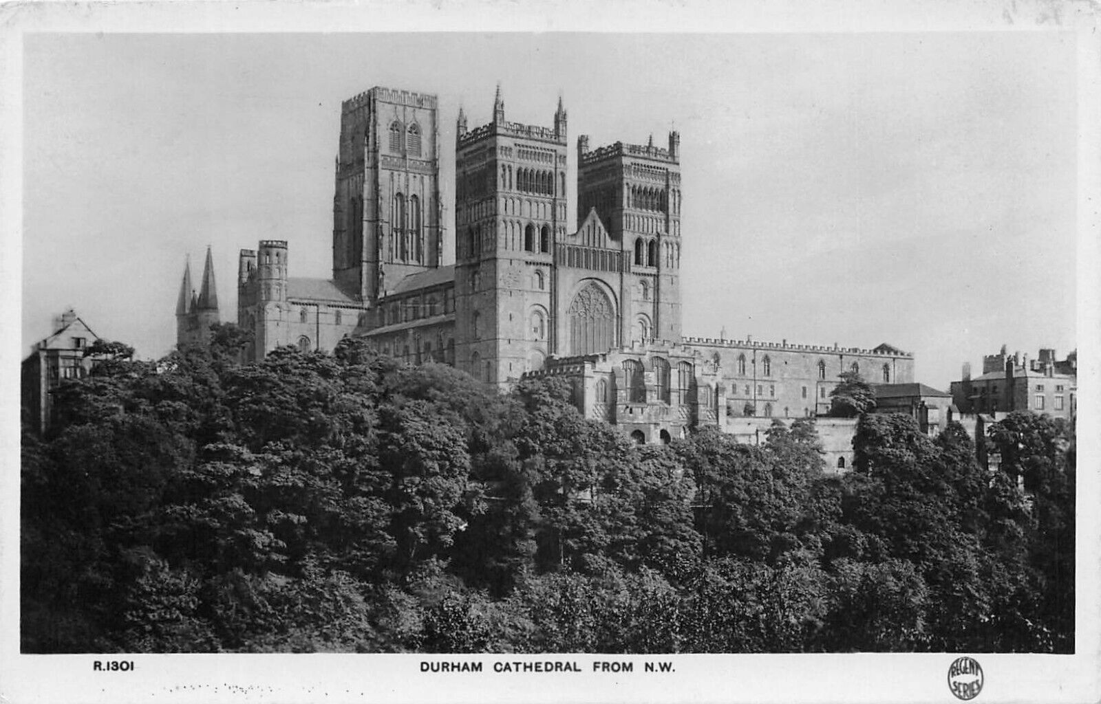 House Clearance - DURHAM CATHEDRAL FROM N.W ~ AN OLD REAL PHOTO POSTCARD #2231280