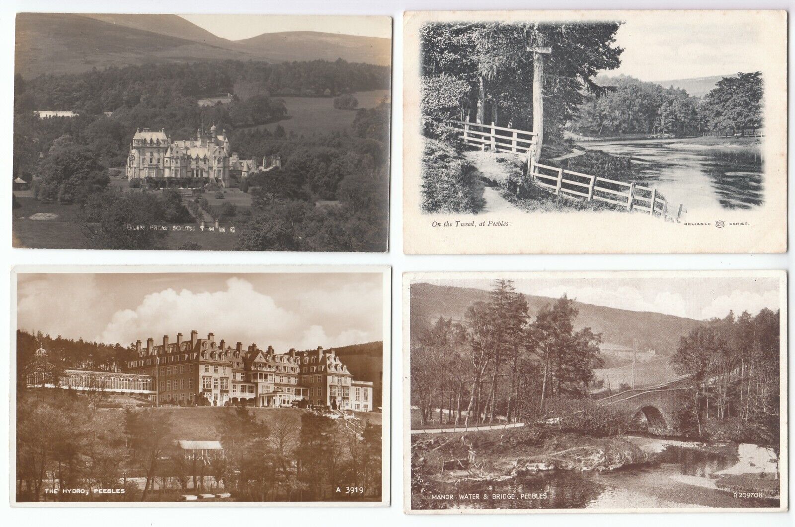 House Clearance - 10 Peebles Peeblesshire Scotland Scottish Old Services All Cards Shown (N5)
