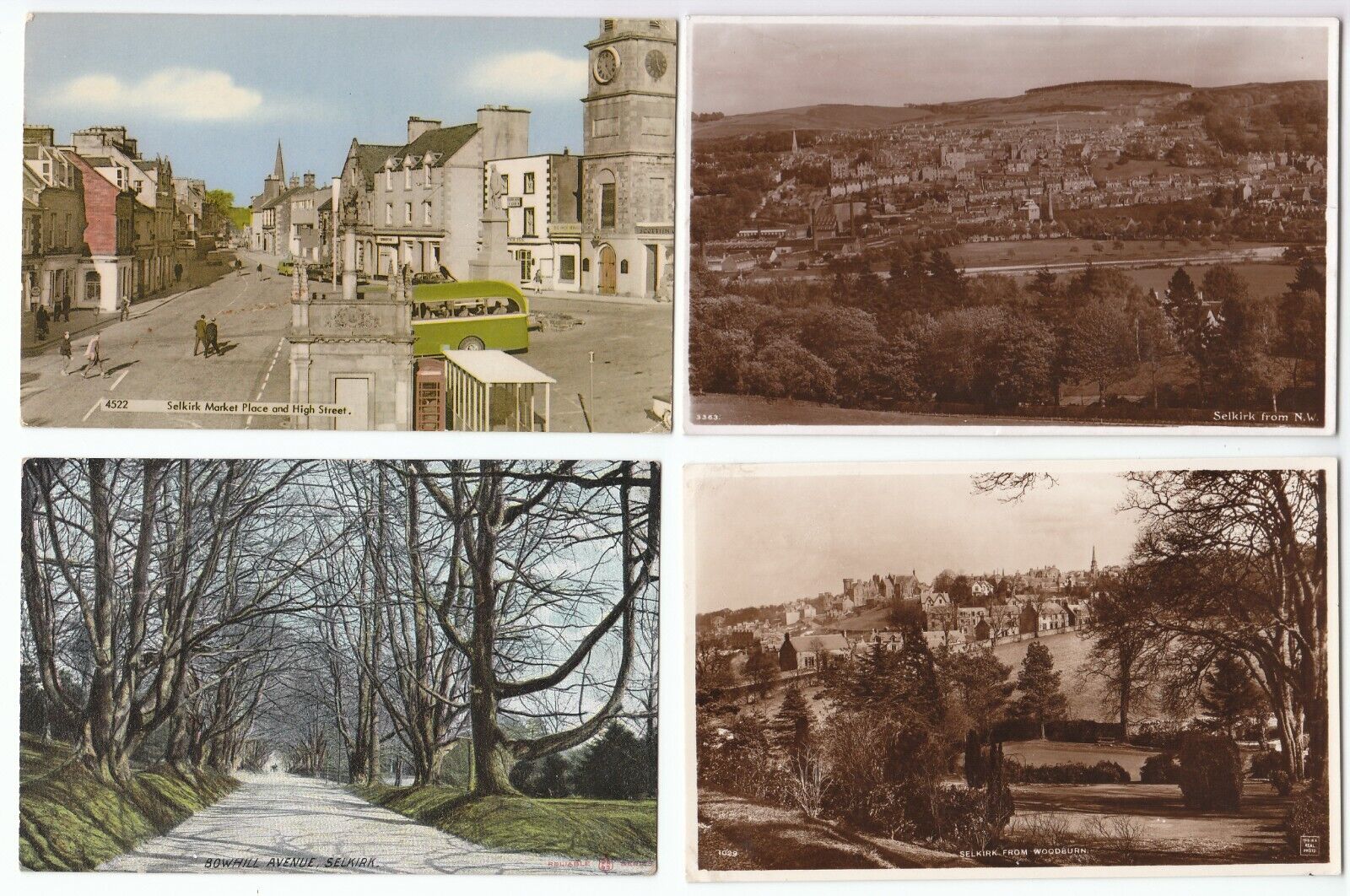 House Clearance - 10 Selkirk Selkirkshire Scotland Scottish Old Services All Cards Shown (P8)