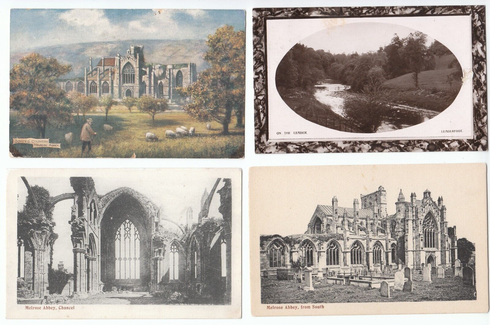 House Clearance - 10 Melrose Roxburgh Roxburghshire Scotland Old Services All Cards Shown (J0)