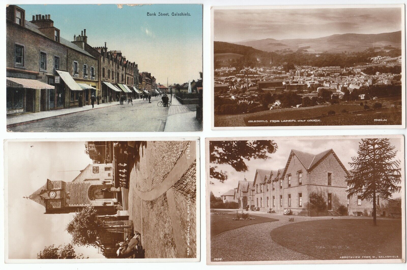 House Clearance - 10 Galashiels Selkirk Selkirkshire Scotland Old Services All Cards Shown (P6)