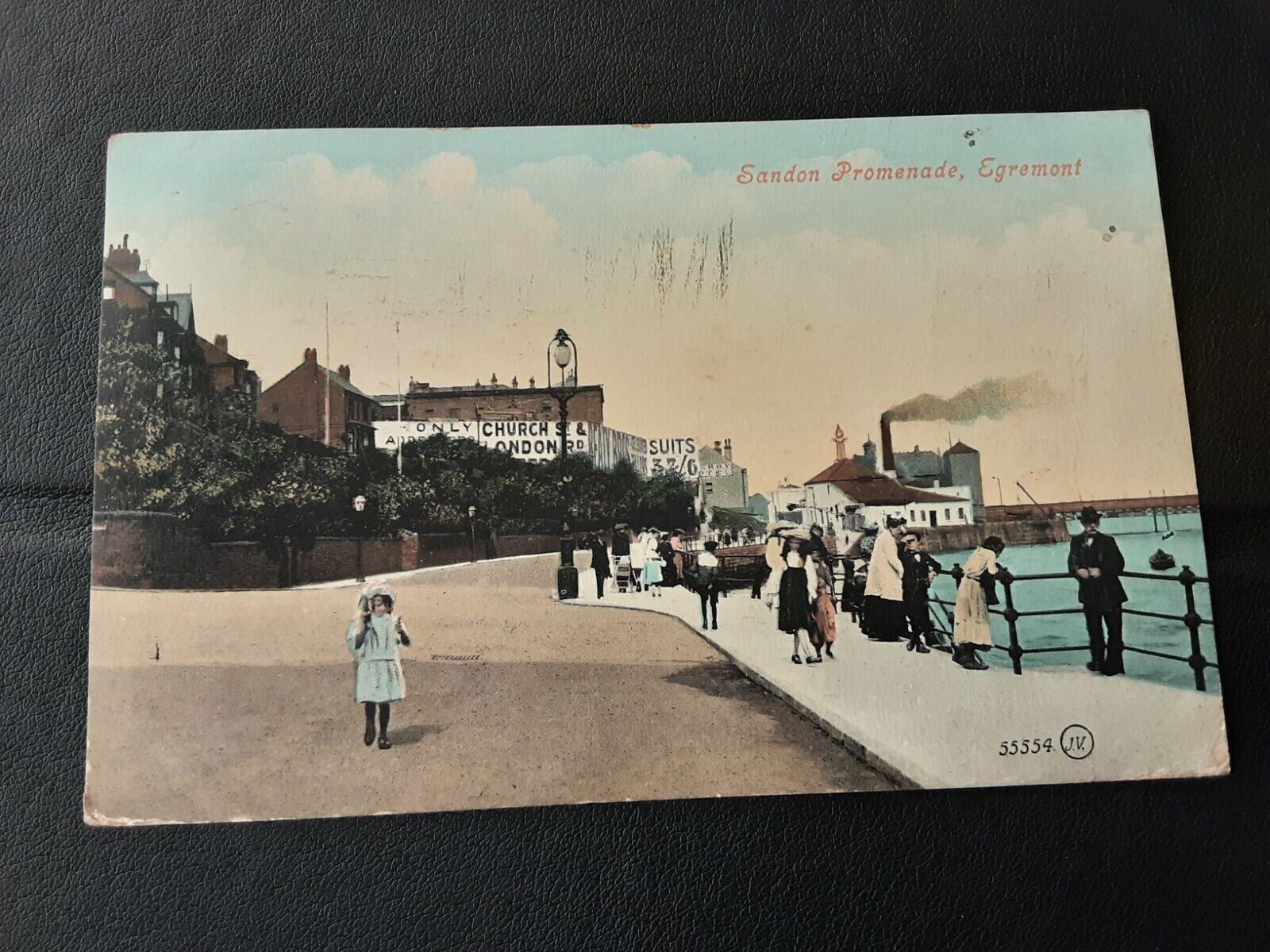 House Clearance - Old Valentines service of Sandon Promenade, Egremont, Cumbria posted 1907