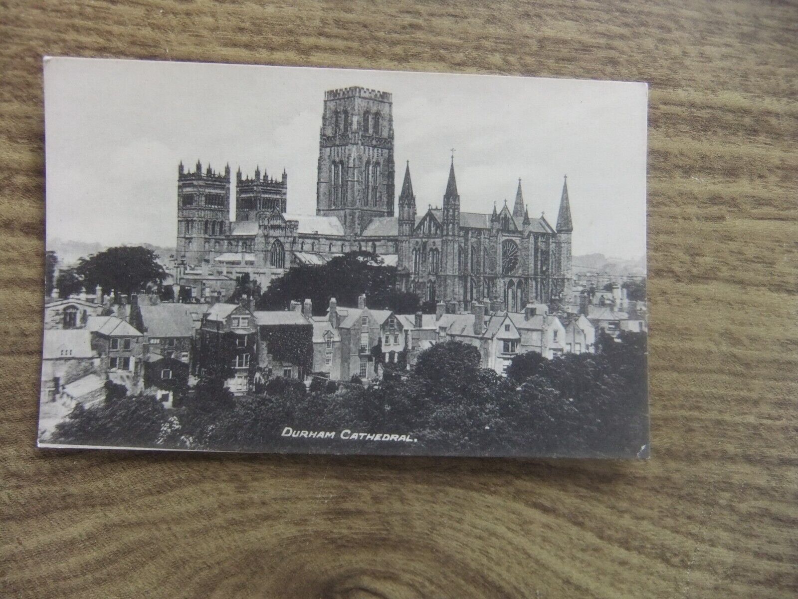 House Clearance - M A WILKINSON VINTAGE POST CARD DURHAM CATHEDRAL & SURROUNDING HOUSES