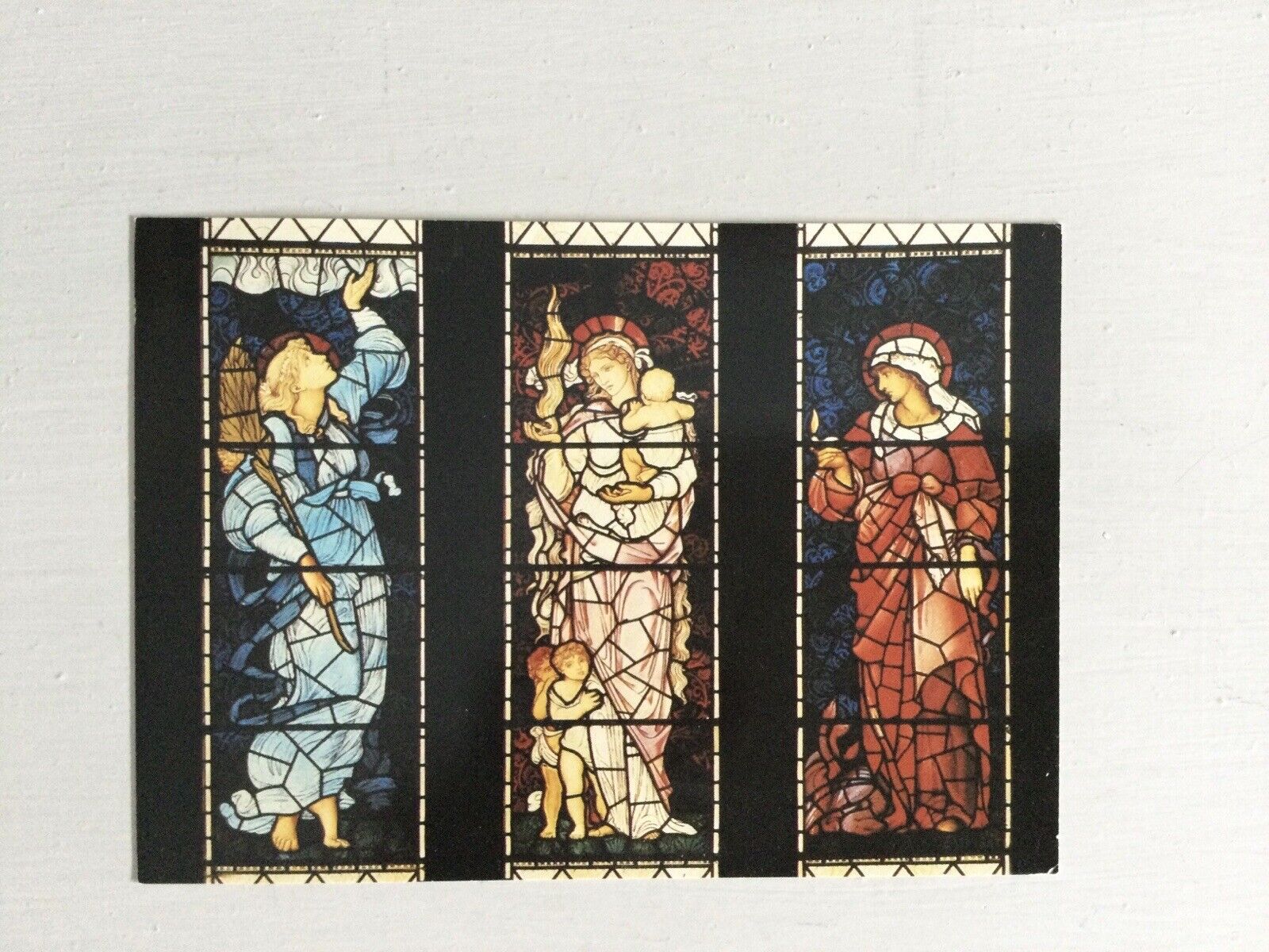 House Clearance - vintage service st Martins Church Brampton Cumbria Stained Glass Burne Jones Mo