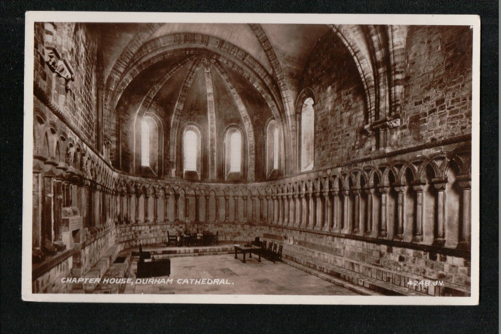 House Clearance - Chapter House Durham Cathedral 1940's ? Service ~ SUPER IMAGE ~ GOOD QUALITY