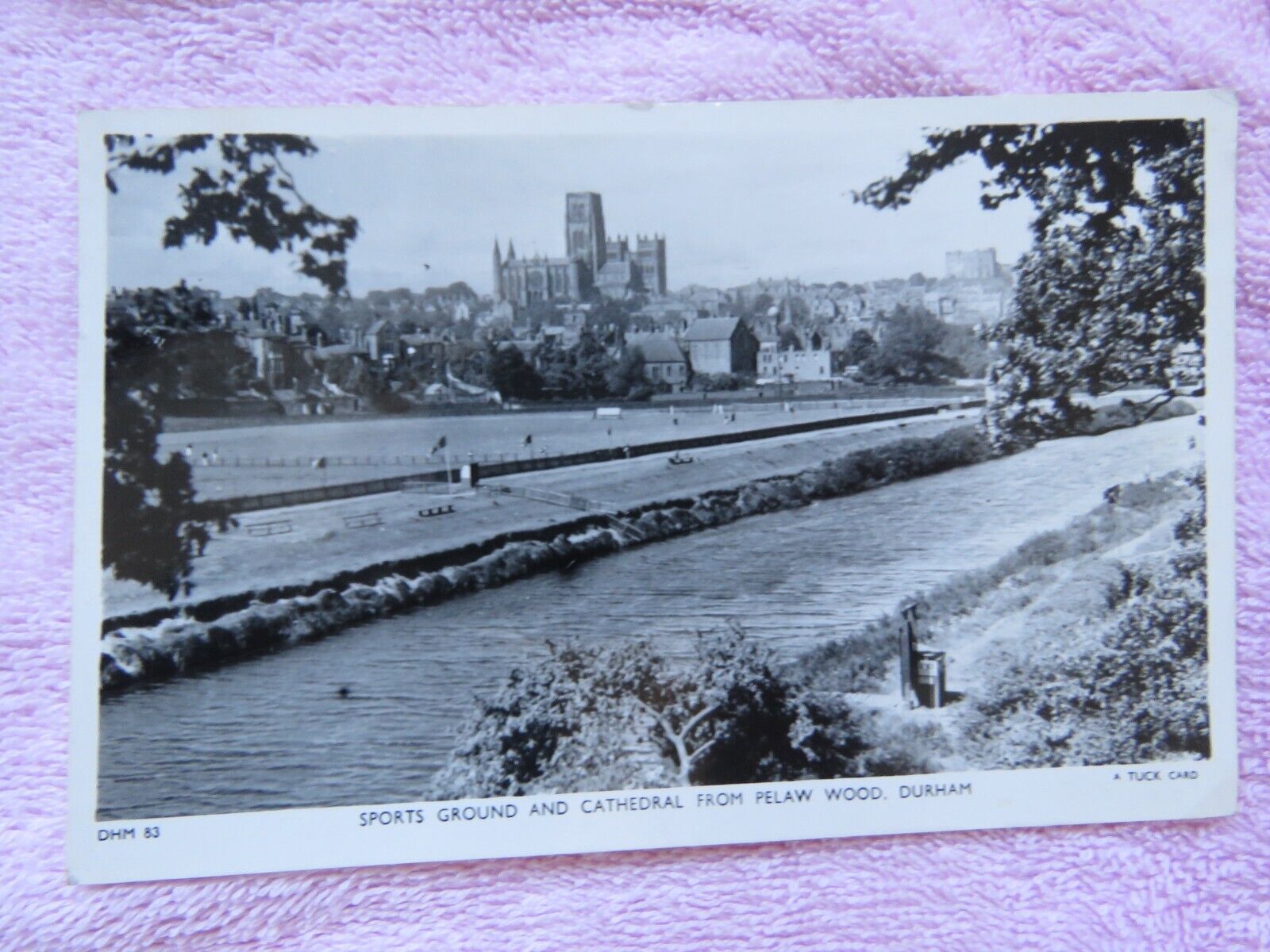 House Clearance - Vintage 1954 Durham Sports Ground & Cathedral from Pelaw Real Photo Service