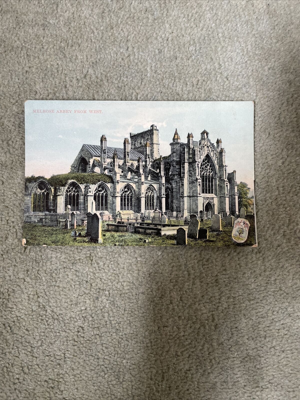 House Clearance - Vintage Service Milton Glazette series 3460 Melrose Abbey from the West