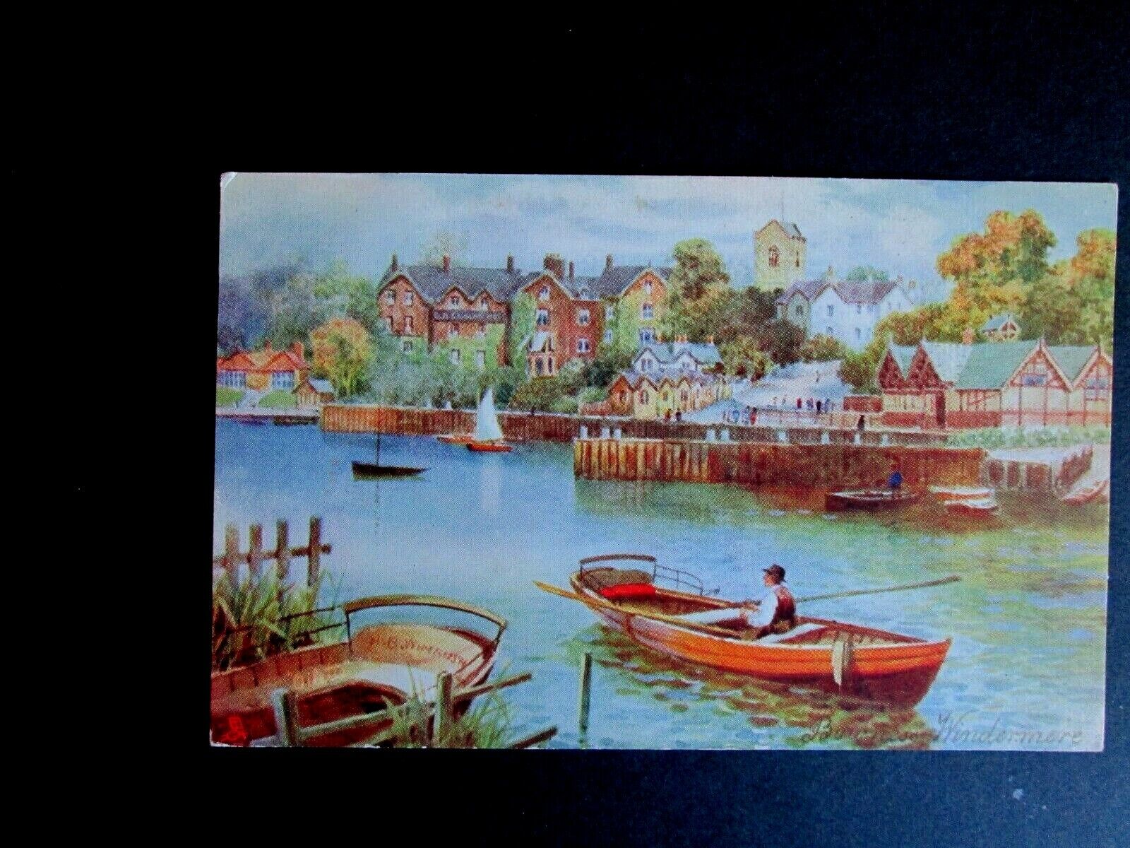 House Clearance - WINDERMERE, CUMBRIA   -  A TUCK CARD  BY  H.B. WIMBUSH-  POSTALLY USED 1906