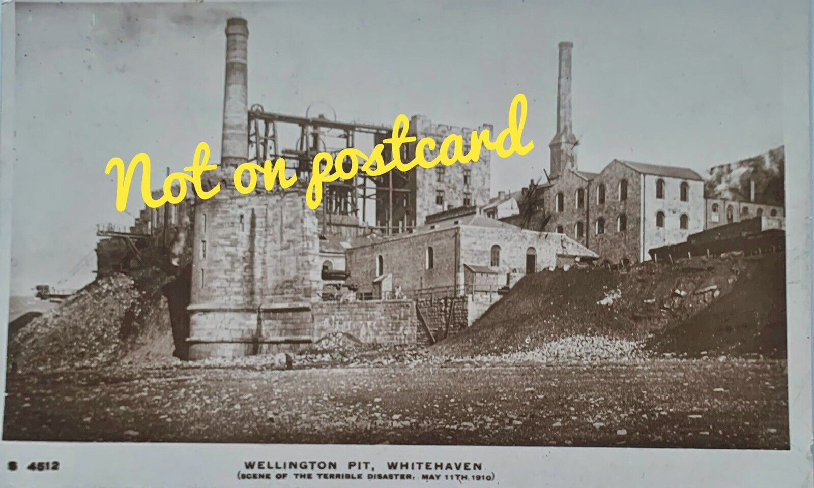 House Clearance - Wellington Colliery  real photo service 1910   Whitehaven, Cumberland