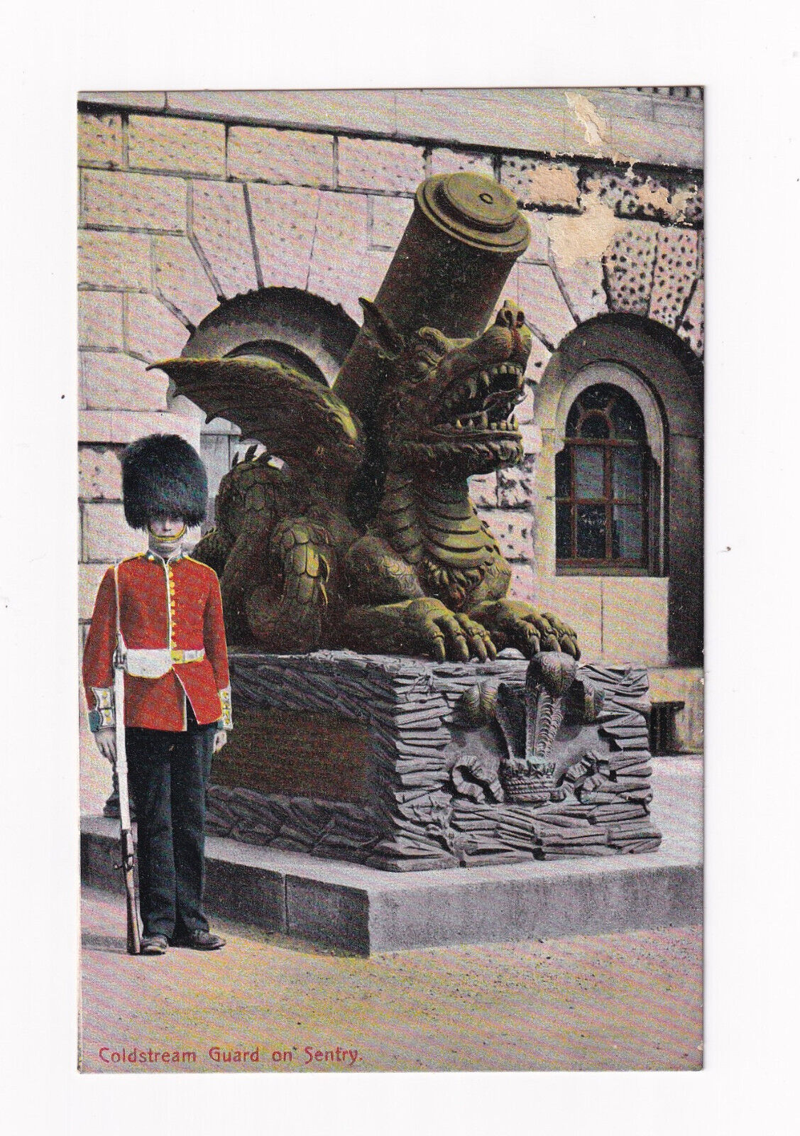 House Clearance - Printed Service Coldstream Guard On Sentry