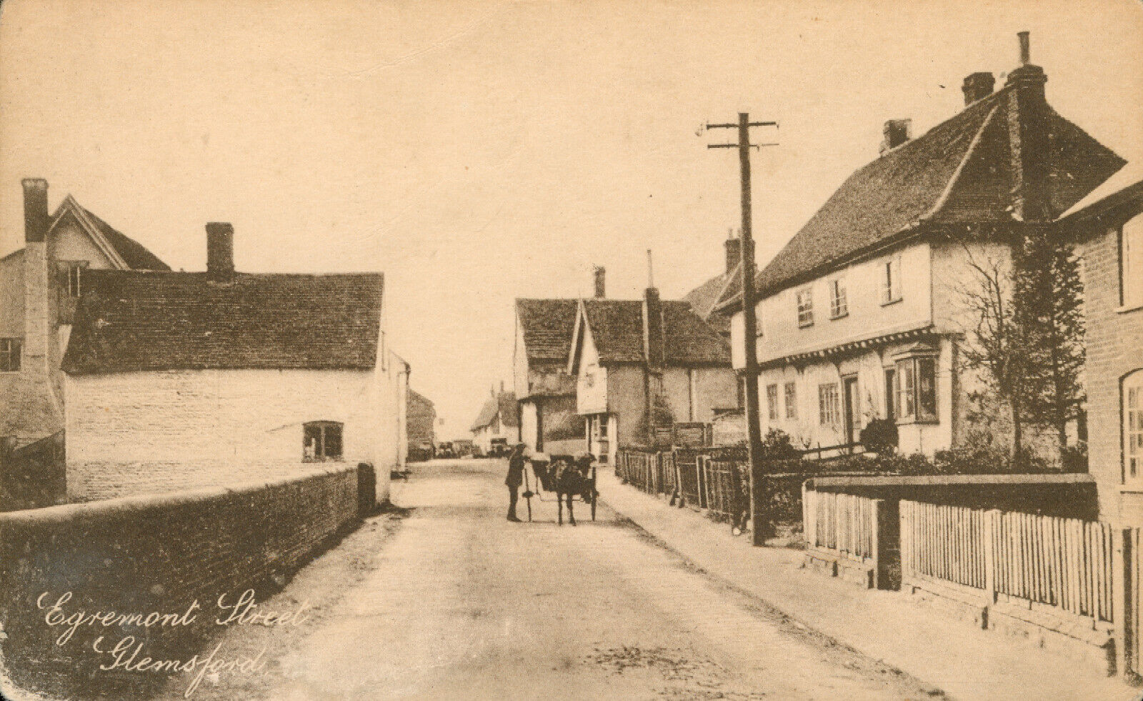 House Clearance - EGREMONT STREET, GLEMSFORD, SUFFOLK, c1923 nr Long Melford, Sudbury & Clare