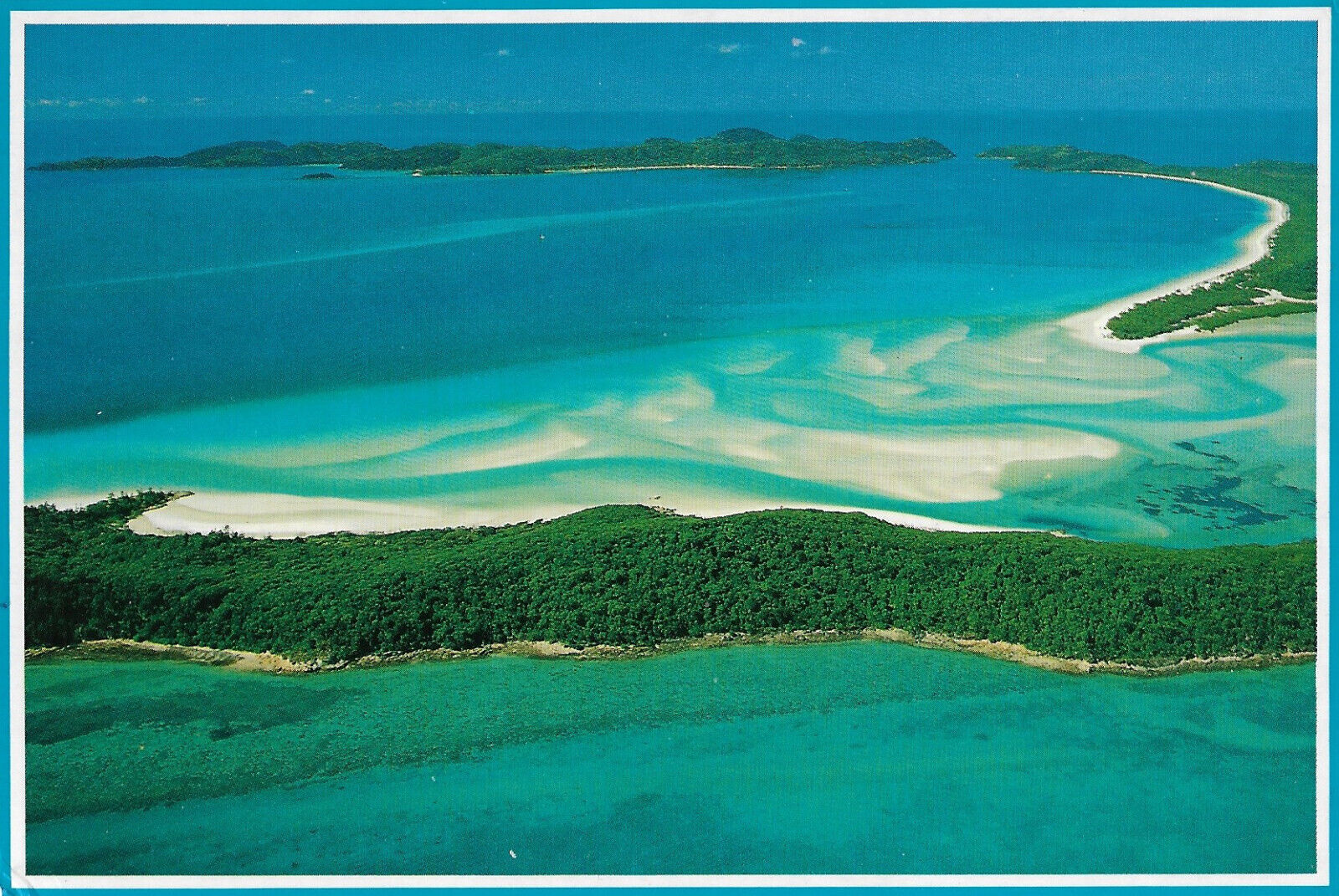 House Clearance - Australia-Whitehaven Beach-Aerial view of one of the Whitest beaches