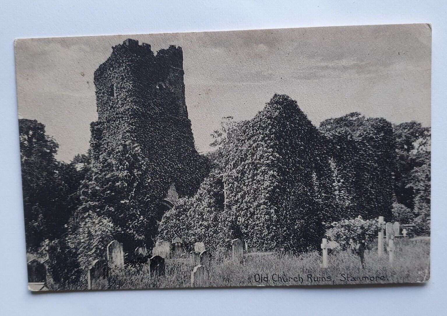 House Clearance - Unposted Vintage W Taylor Service - Old Church Ruins, Stanmore  #A