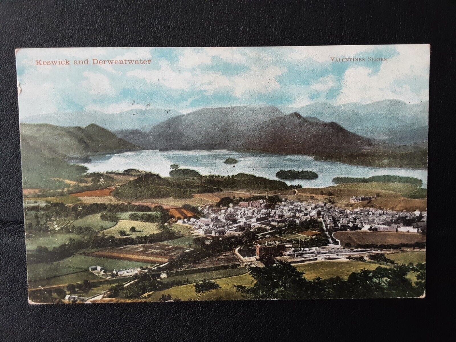 House Clearance - Old Valentines service of View of Keswick and Derwentwater, Cumbria posted 1905