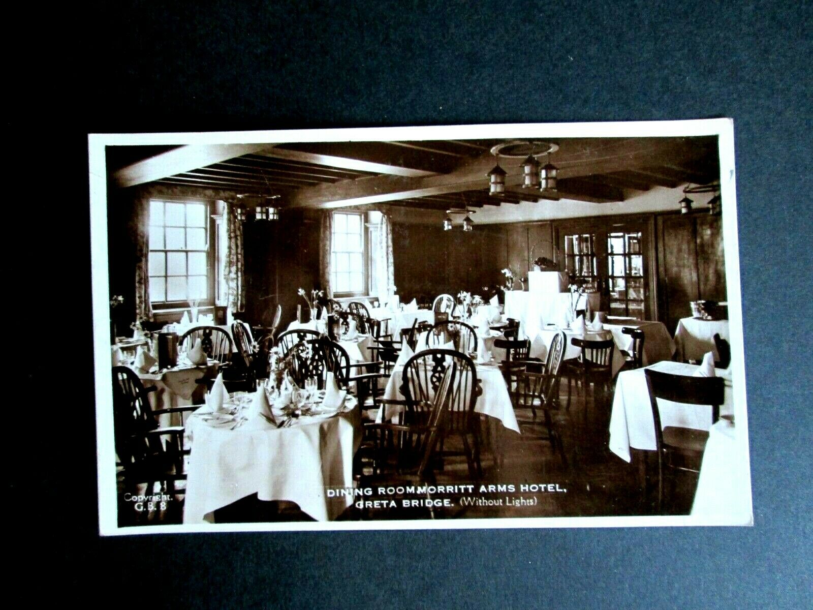 House Clearance - THE MORRITT ARMS HOTEL, GRETA BRIDGE, COUNTY DURHAM - A REAL PHOTOGRAPHIC CARD