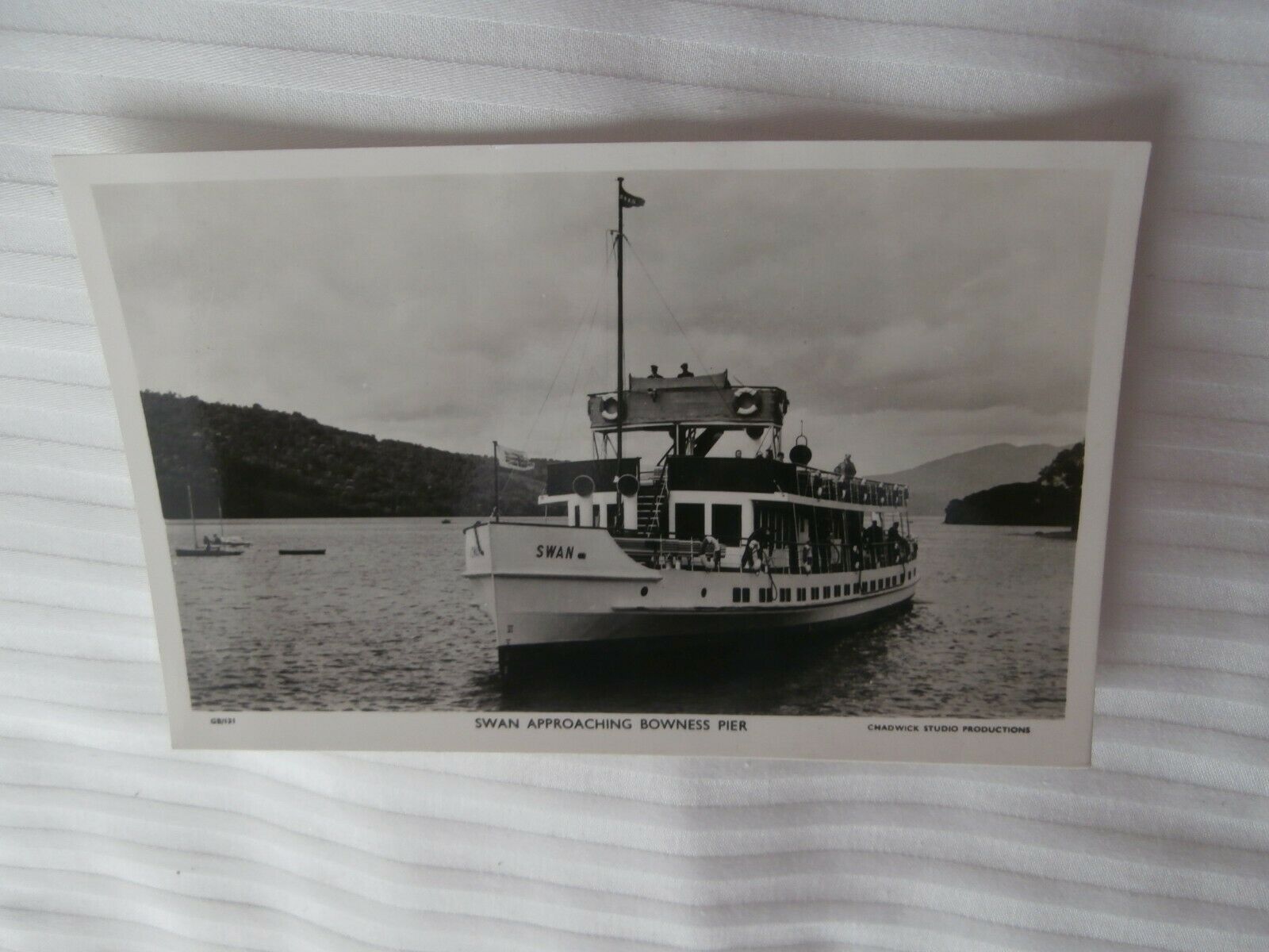 House Clearance - Bowness on Windermere, Cumbria - White Swan pleasure boat - real photo service