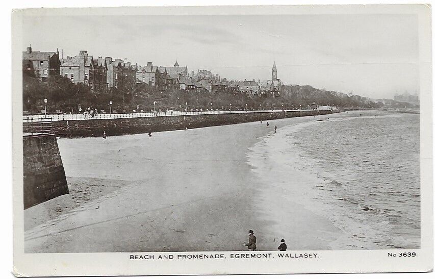 House Clearance - Wallasey Egremont  beach and promenade Whitfield and Cannon series 3639