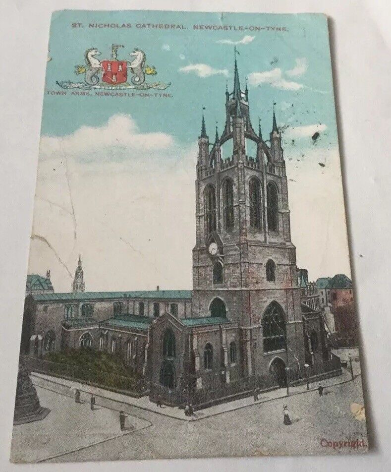 House Clearance - ST. NICHOLAS CATHEDRAL NEWCASTLE-ON-TYNE POSTCARD 1906