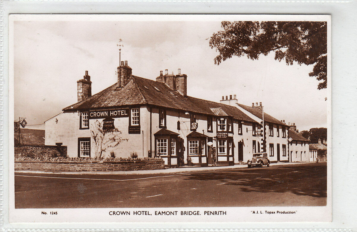 House Clearance - Crown Hotel Eamont Bridge Penrith c1940's Real Photograph J L Topaz Old Service