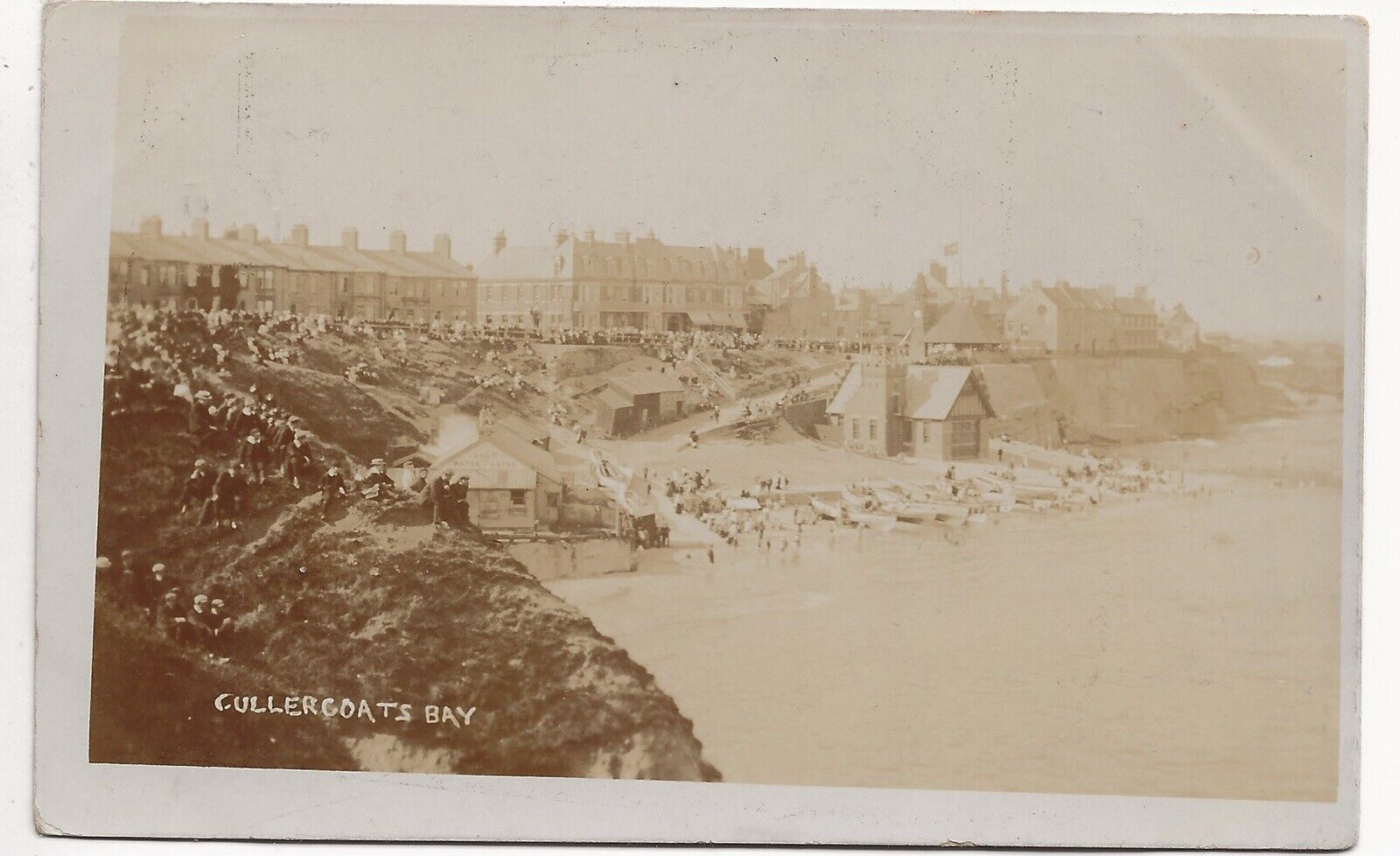 House Clearance - 1906 Real Photo Service Cullercoats Bay Tyneside Northumberland by  B Graham