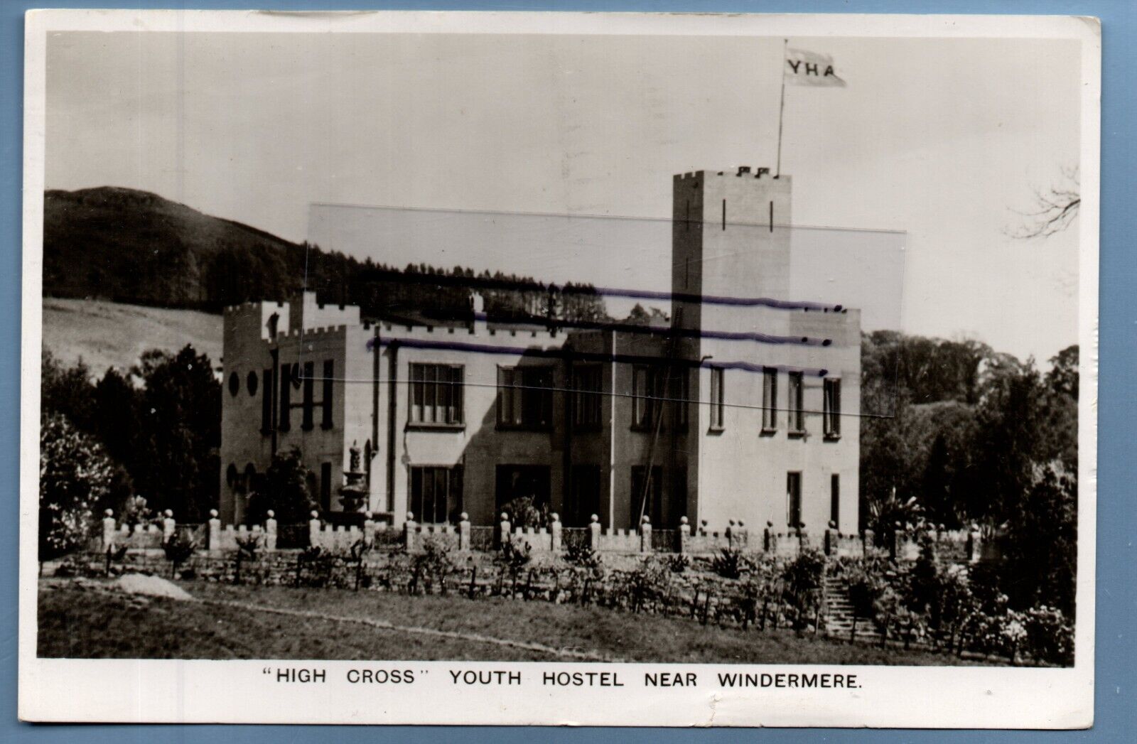 House Clearance - 1946 POSTCARD HIGH CROSS YOUTH HOSTEL CUMBRIA NR WINDERMERE TROUTBECK AMBLESIDE